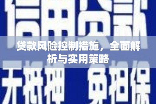 池上贷款风险控制措施，全面解析与实用策略