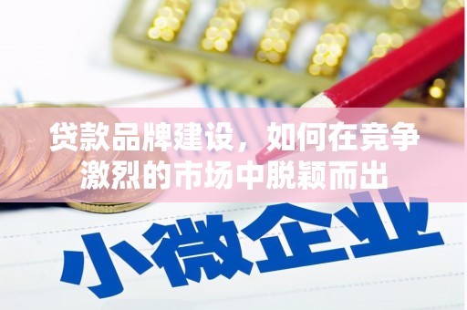 新华贷款品牌建设，如何在竞争激烈的市场中脱颖而出