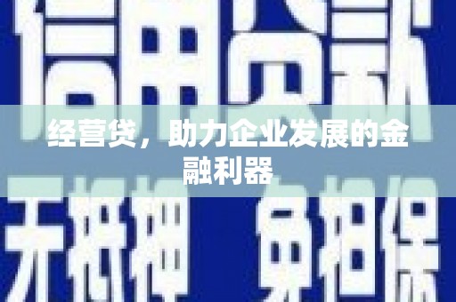 兴县经营贷，助力企业发展的金融利器