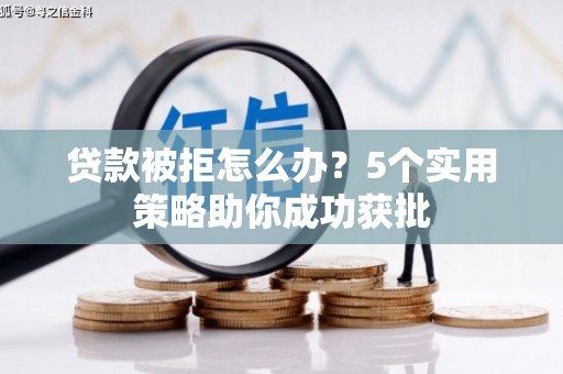 阜平贷款被拒怎么办？5个实用策略助你成功获批