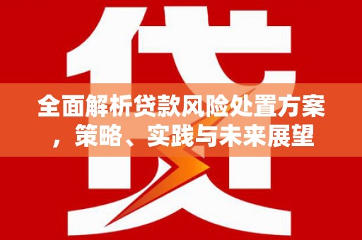即墨全面解析贷款风险处置方案，策略、实践与未来展望