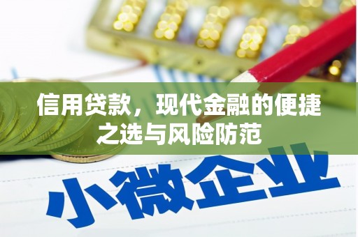 措勤信用贷款，现代金融的便捷之选与风险防范