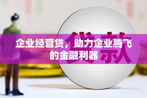 滑县企业经营贷，助力企业腾飞的金融利器