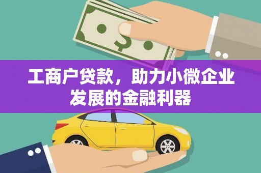 寿丰工商户贷款，助力小微企业发展的金融利器