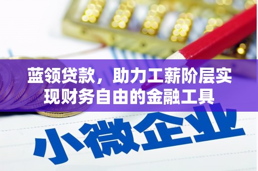 新平蓝领贷款，助力工薪阶层实现财务自由的金融工具
