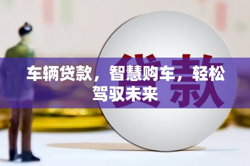 芦溪车辆贷款，智慧购车，轻松驾驭未来