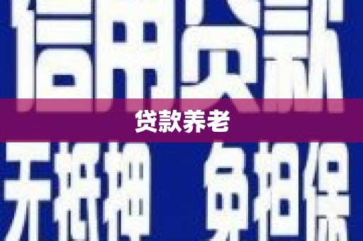 康乐贷款养老